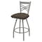 Holland Bar Stool Co 30" Swivel Bar Stool, Nickel Finish, Canter Earth Seat X820 - alternate 1